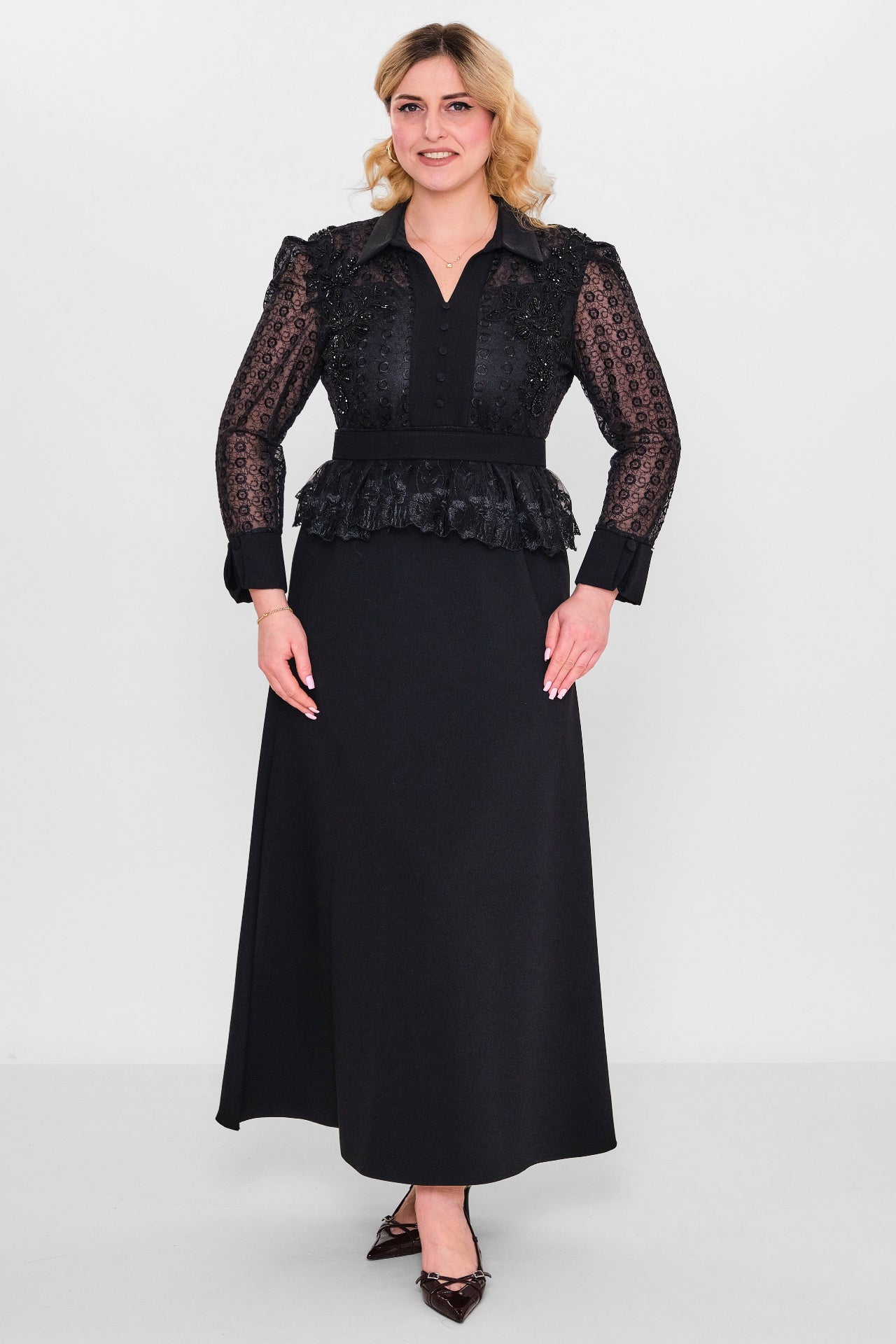 Qne tu - Plus Size Dress (QNE26Y6159BB) - 8690200092763
