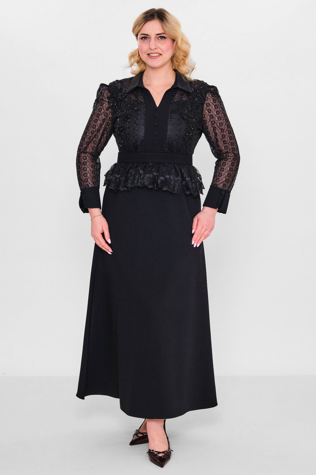 Qne tu - Plus Size Dress (QNE26Y6159BB) - 8690200092763
