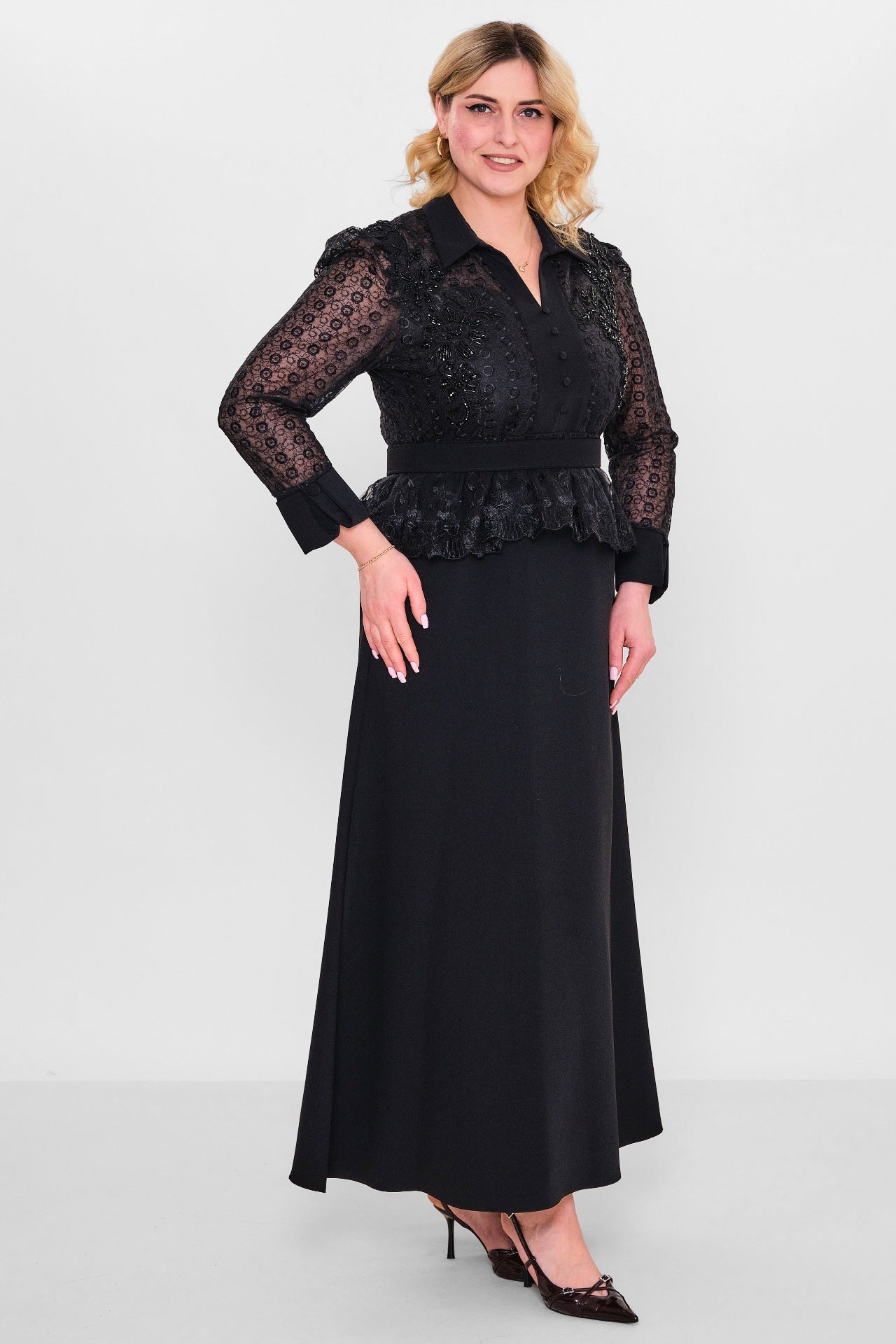 Qne tu - Plus Size Dress (QNE26Y6159BB) - 8690200092763