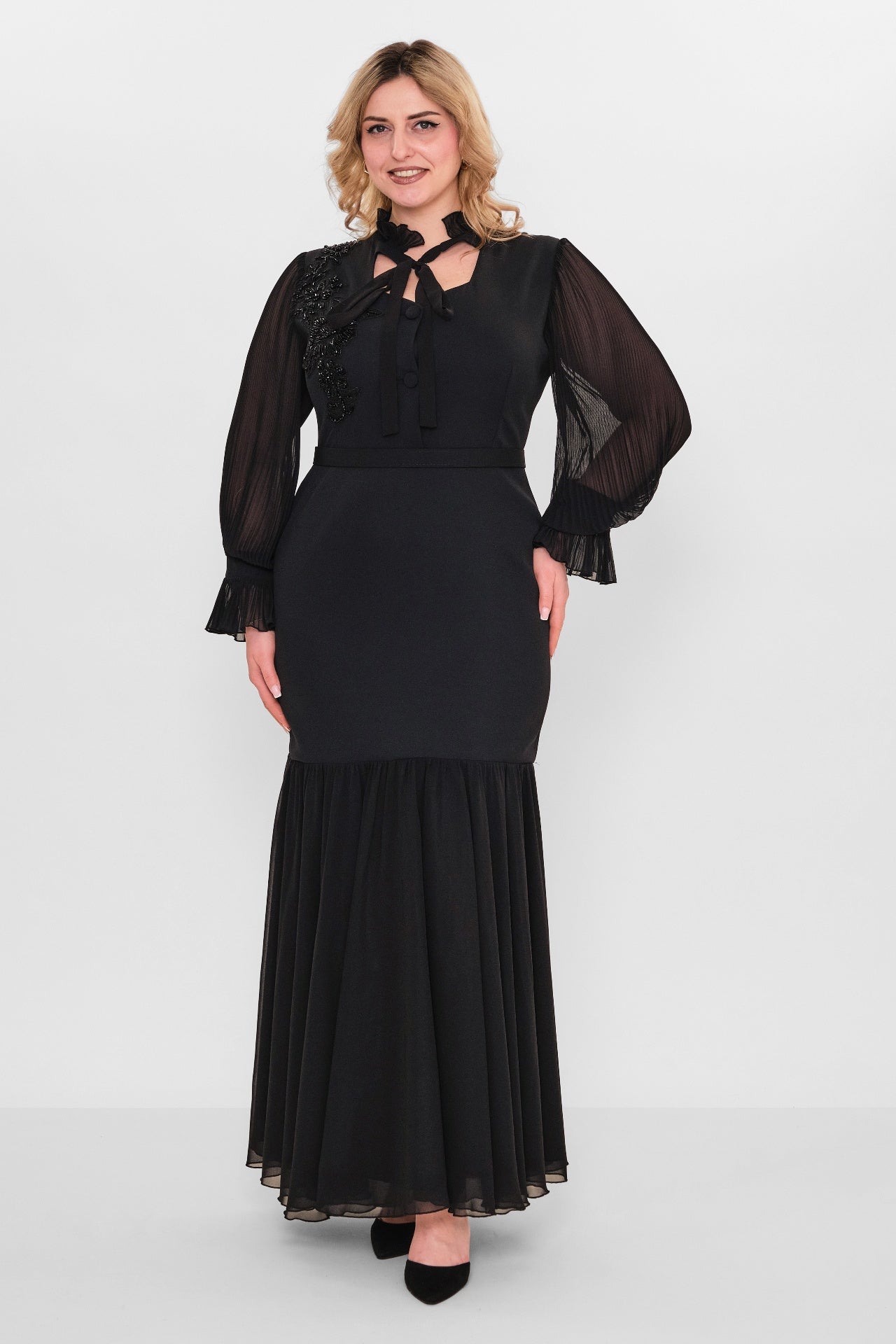 Qne tu - Plus Size Dress (QNE26Y6207BB) - 8690200092947