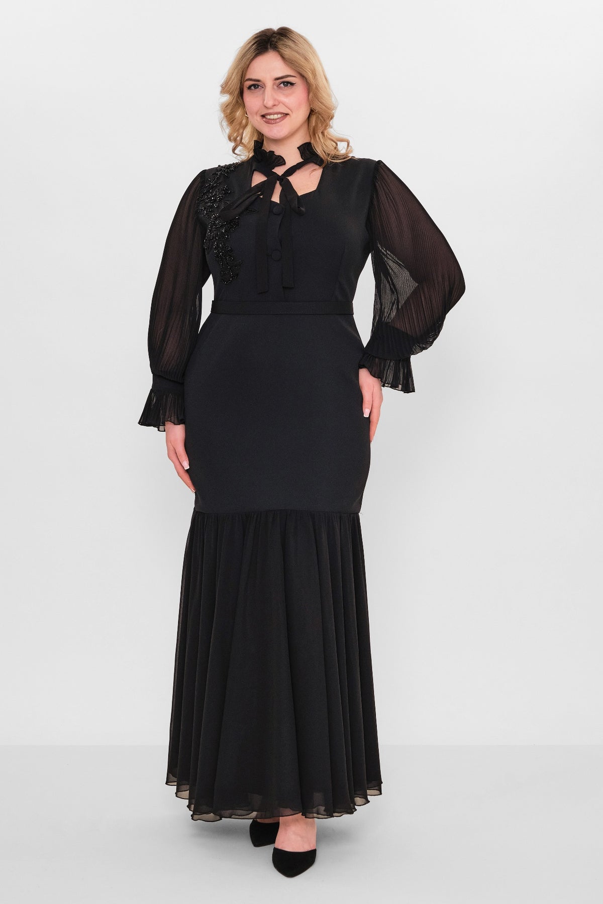 Qne tu - Plus Size Dress (QNE26Y6207BB) - 8690200092947
