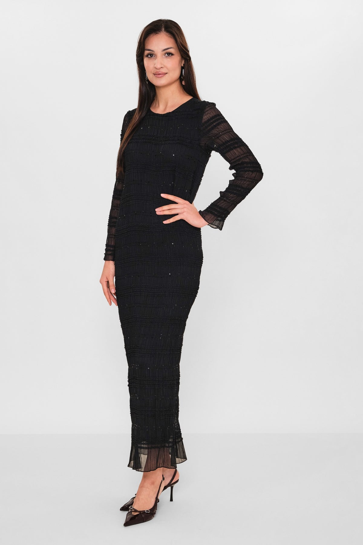 Mimya - Regular Size Dress (MIMZ-2178) - 8690200093098
