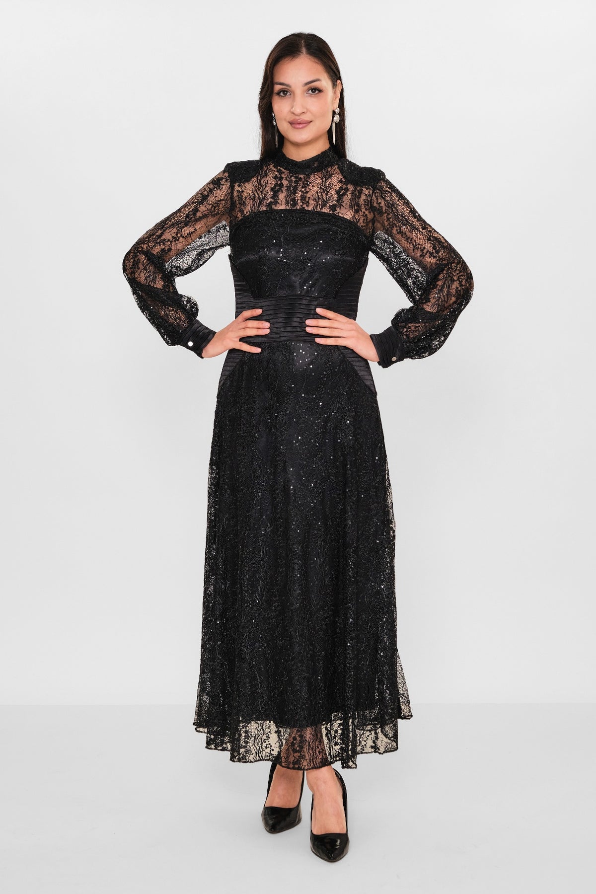 Mimya - Plus Size Dress (MIM26K2191) - 8690200093111