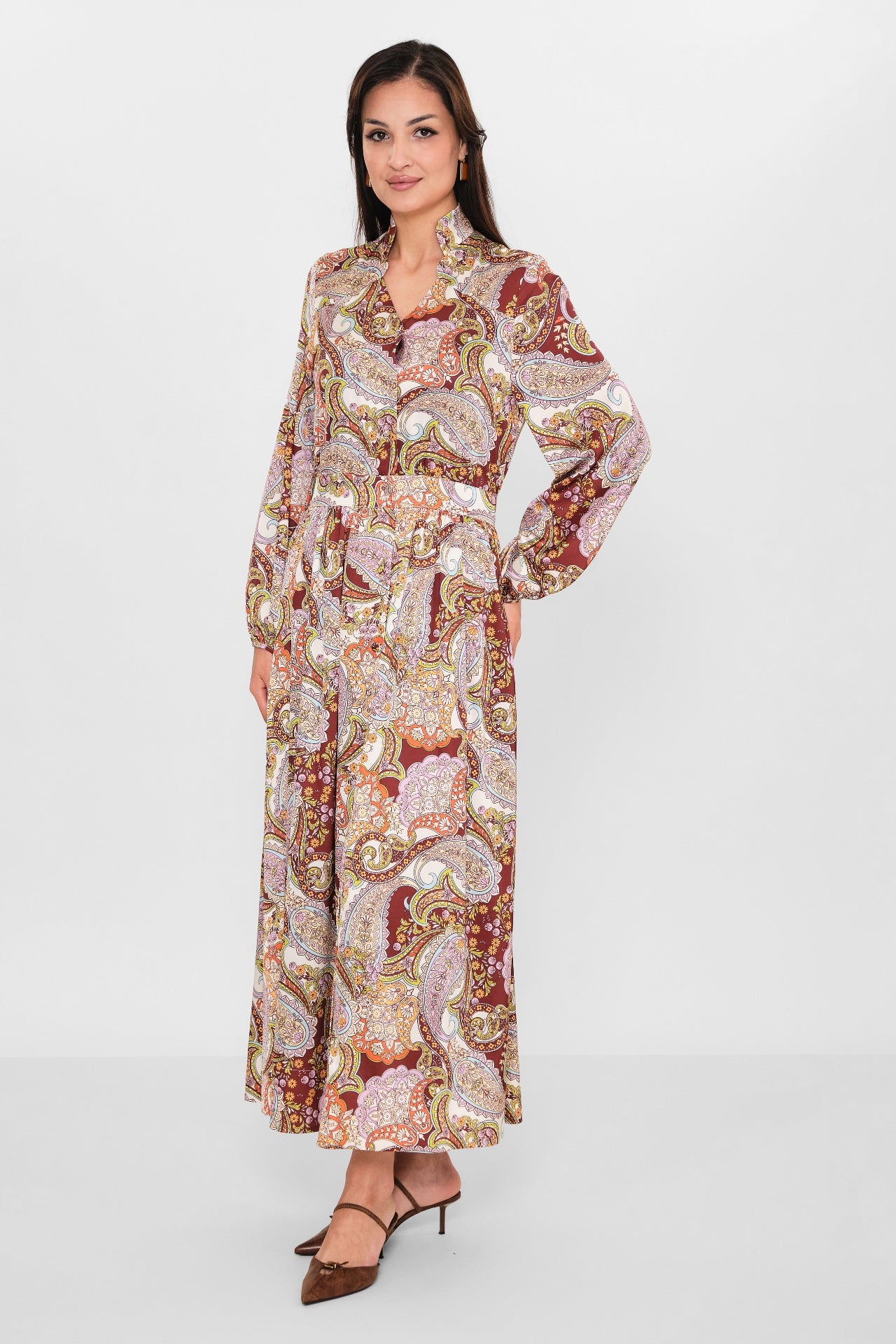 Mimya - Plus Size Dress (MIM26K2235) - 8690200093159