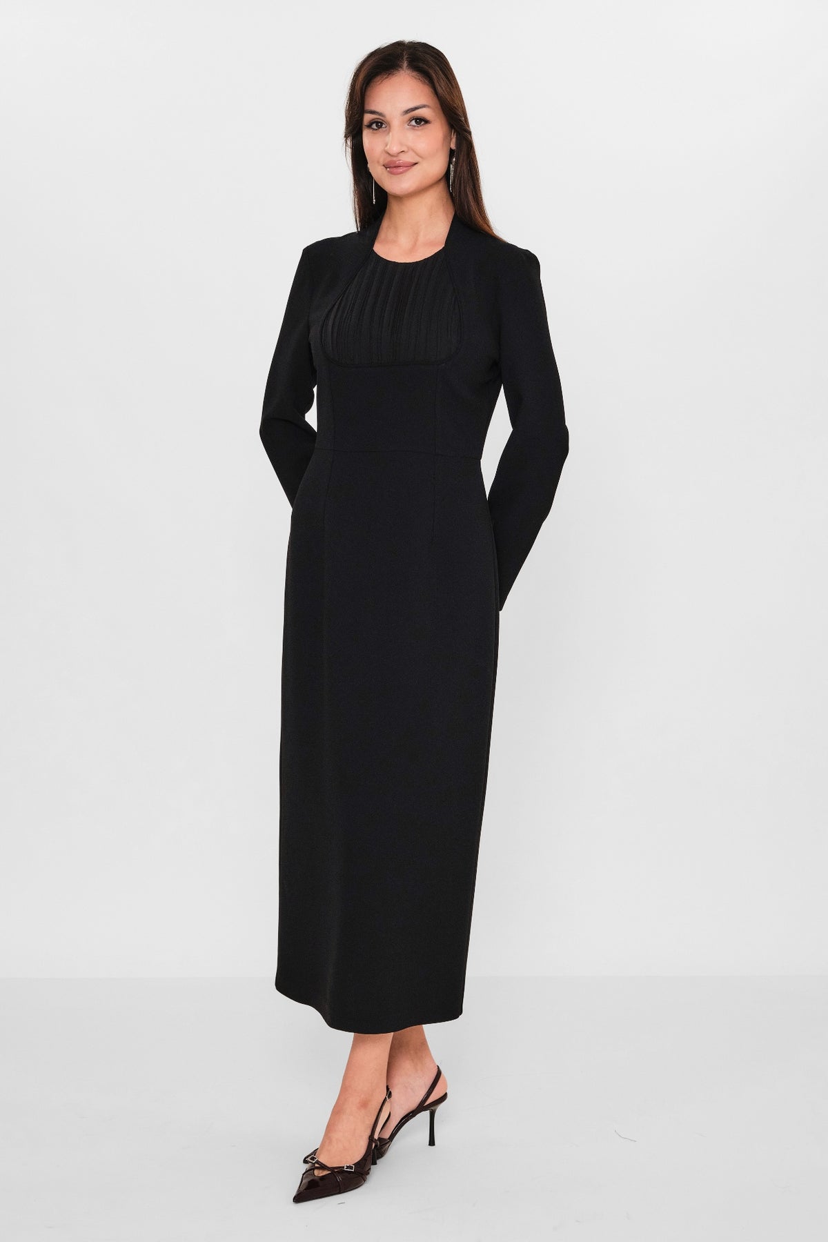 Mimya - Plus Size Dress (MIM26Y2359) - 8690200093227