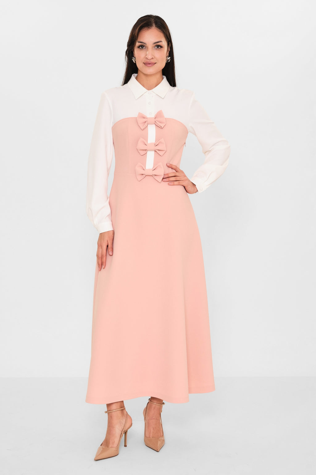 Mimya - Plus Size Dress (MIM26Y2360) - 8690200093258