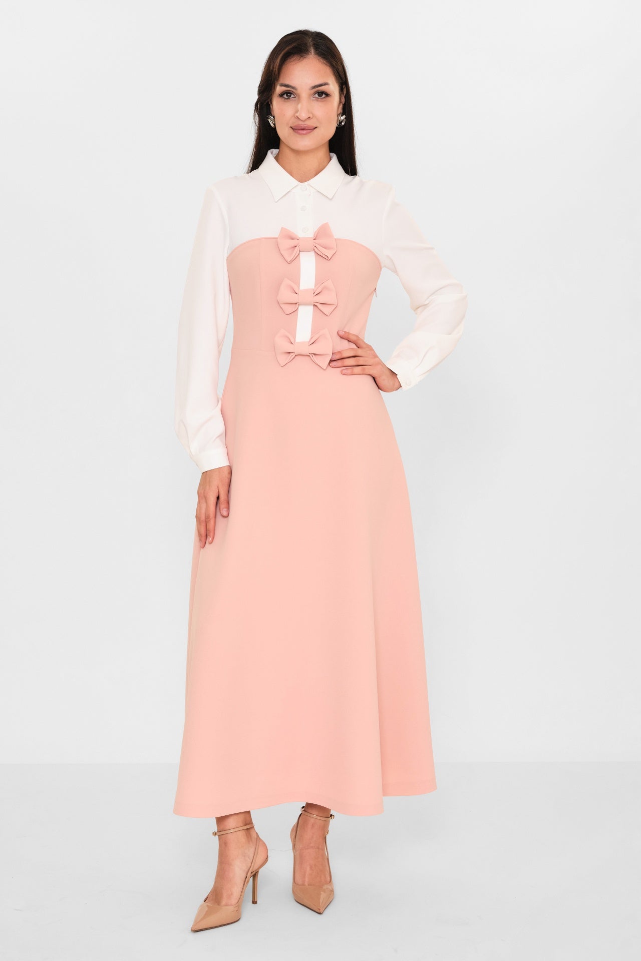 Mimya - Plus Size Dress (MIM26Y2360) - 8690200093258