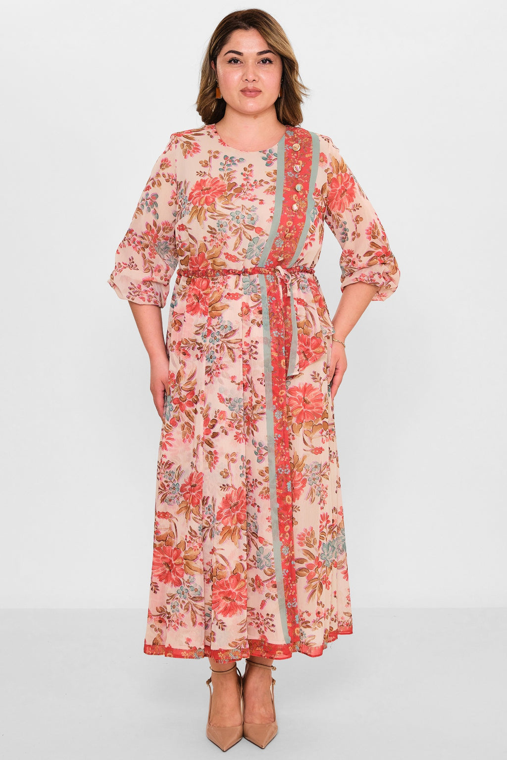 Gumanize - Plus Size Dress (GMZ2025-1053-7776) - 8690200095160