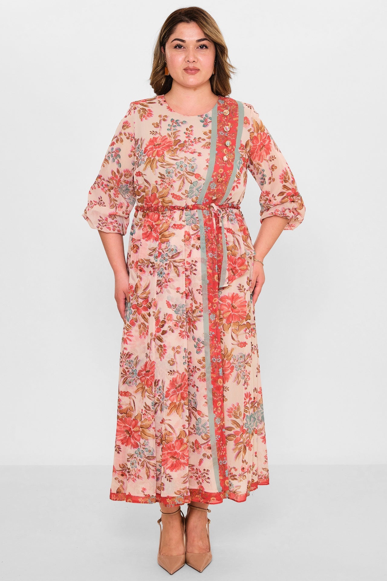 Gumanize - Plus Size Dress (GMZ2025-1053-7776) - 8690200095160