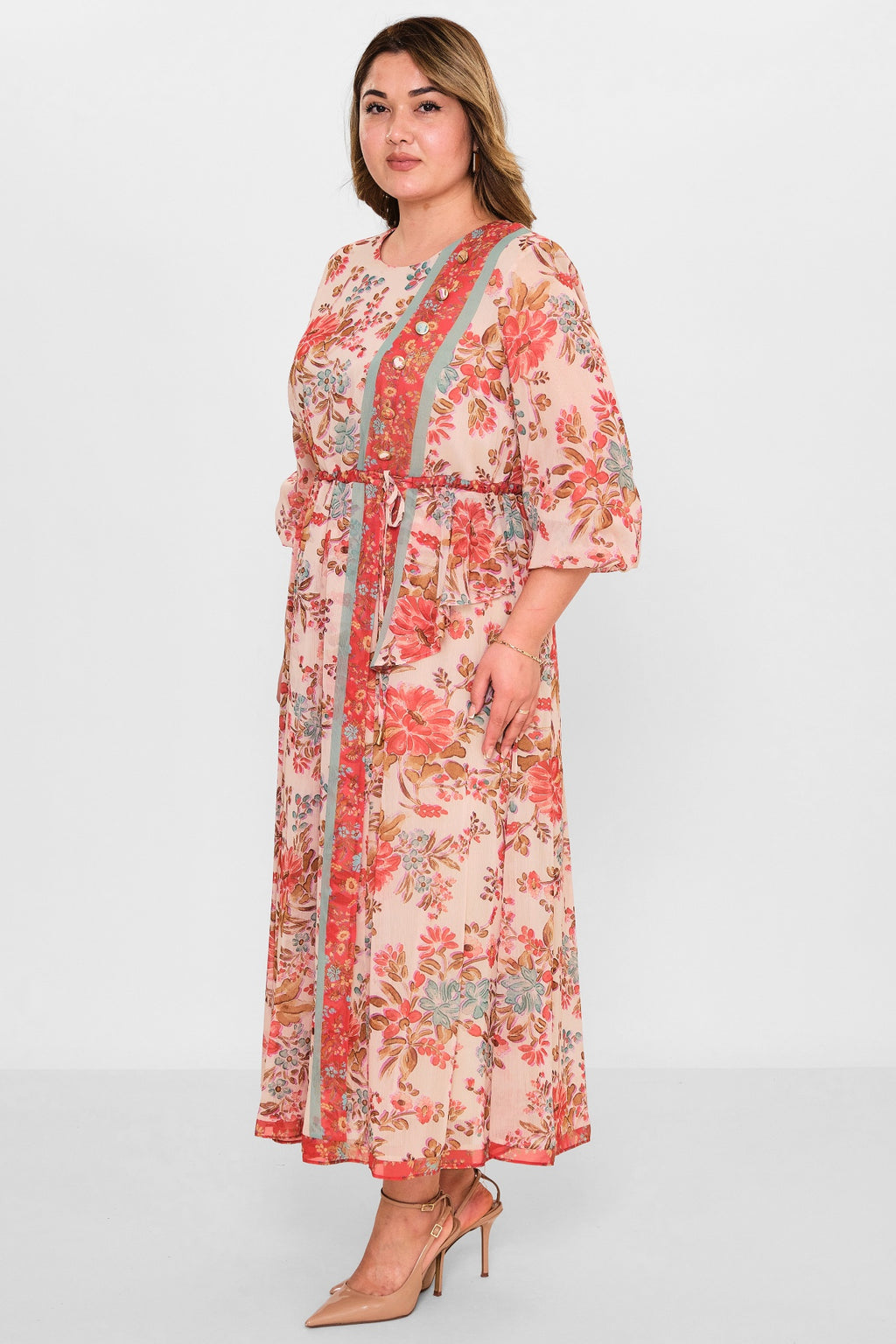 Gumanize - Plus Size Dress (GMZ2025-1053-7776) - 8690200095160