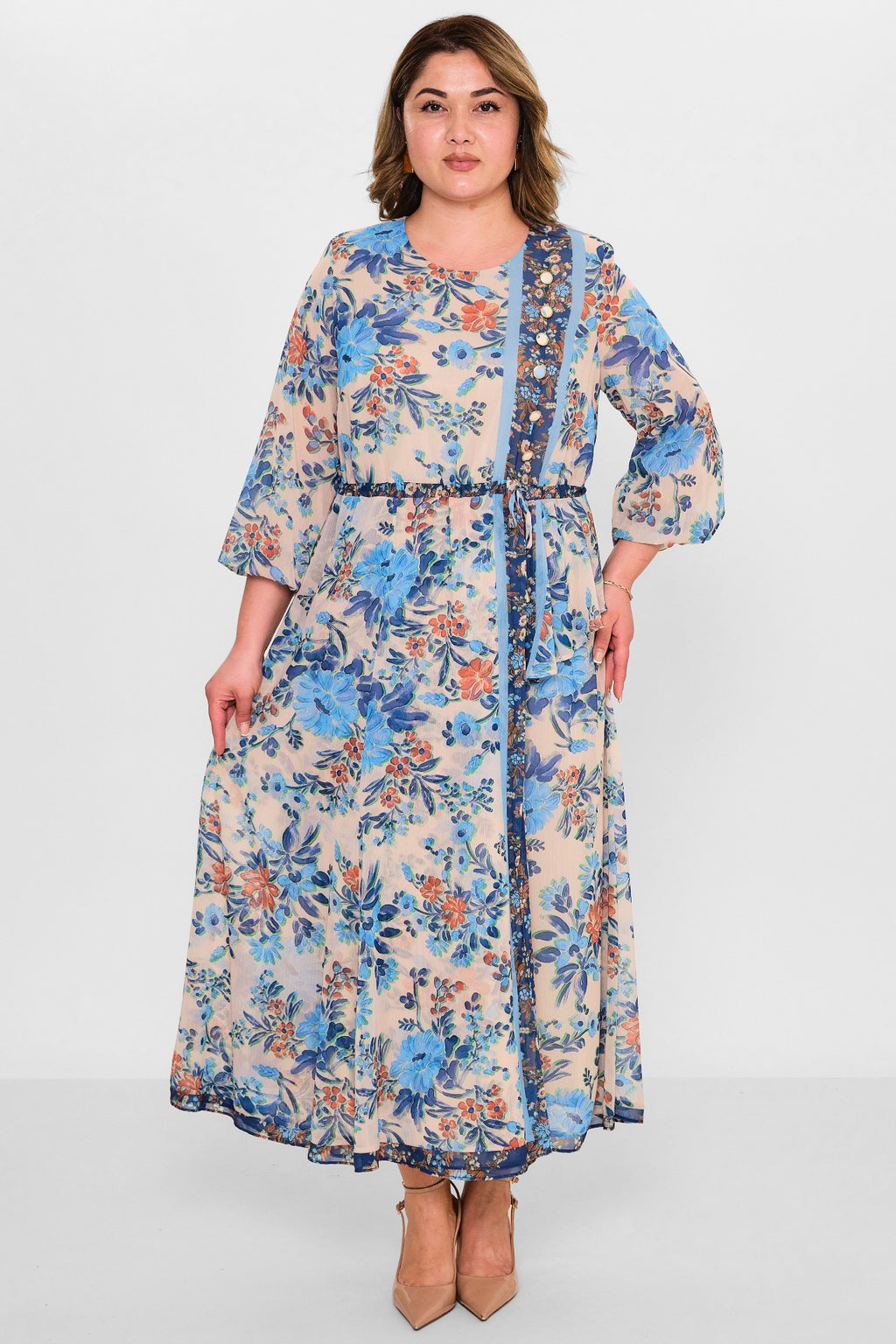 Gumanize - Plus Size Dress (GMZ2025-1053-7776) - 8690200095177