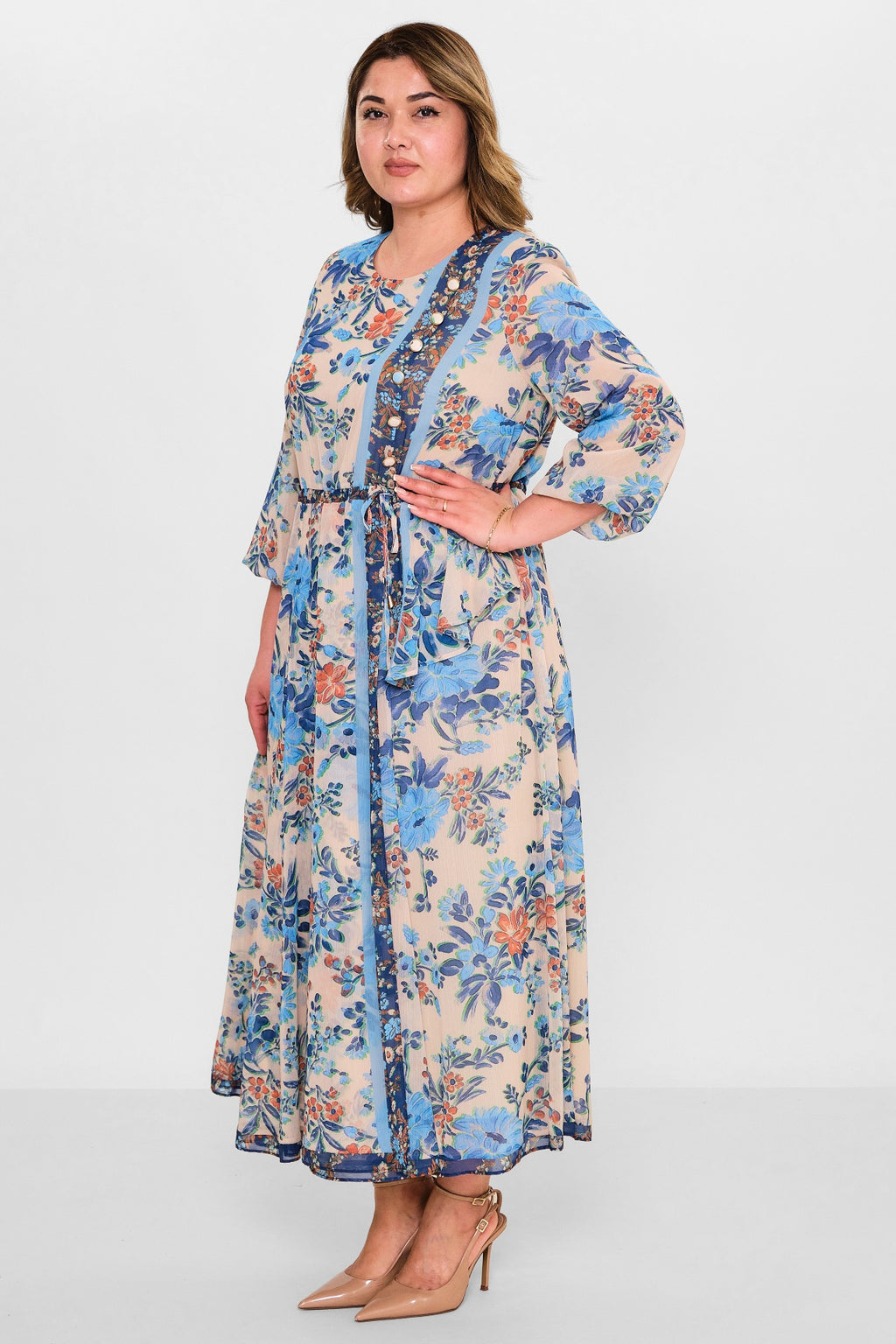 Gumanize - Plus Size Dress (GMZ2025-1053-7776) - 8690200095177