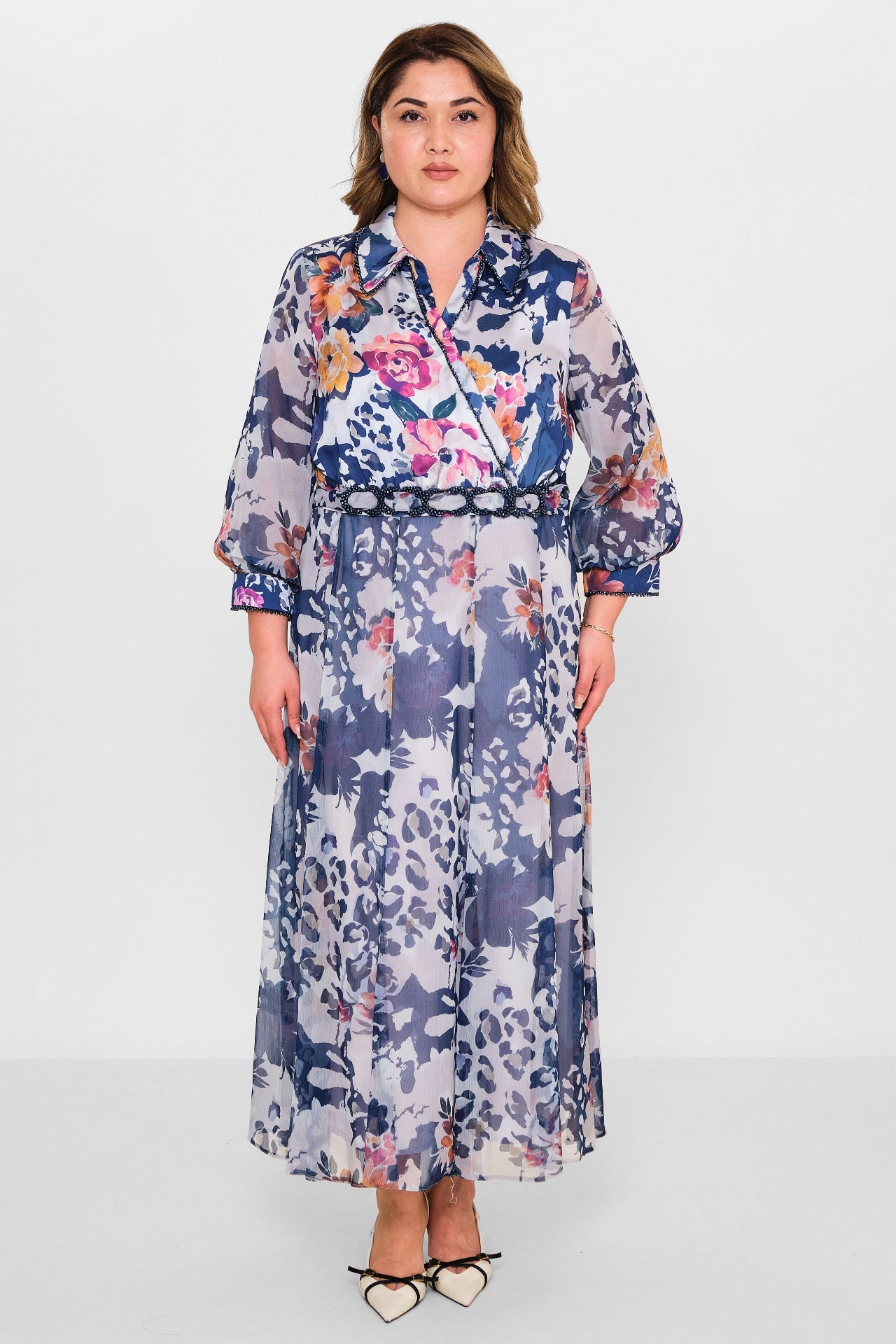 Gumanize - Plus Size Dress (GMZ2025-779-7539) - 8690200095184