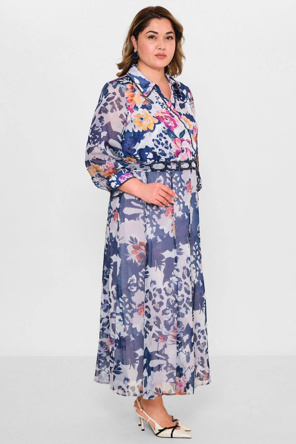 Gumanize - Plus Size Dress (GMZ2025-779-7539) - 8690200095184