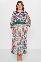 Gumanize - Plus Size Dress (GMZ2025-779-7539) - 8690200095191