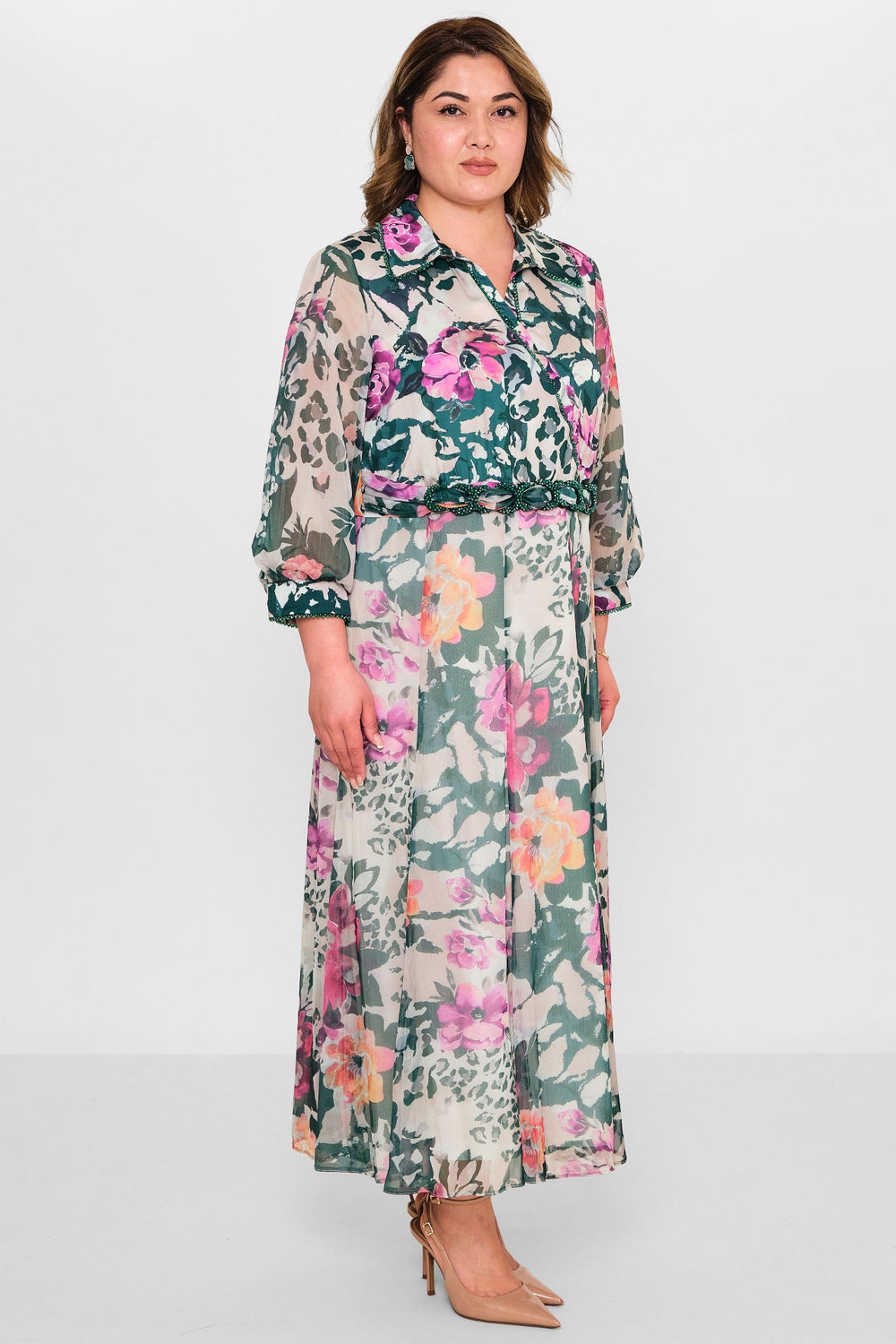 Gumanize - Plus Size Dress (GMZ2025-779-7539) - 8690200095191