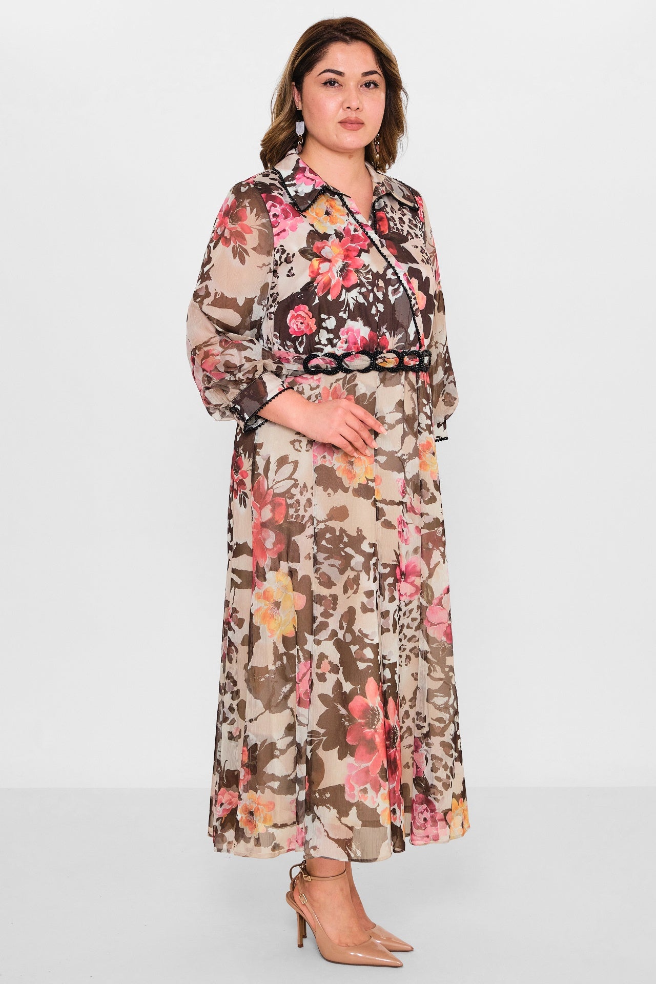 Gumanize - Plus Size Dress (GMZ2025-779-7539) - 8690200095207