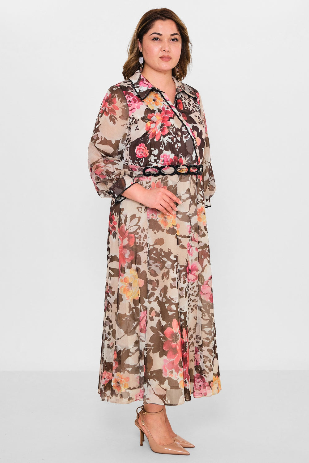 Gumanize - Plus Size Dress (GMZ2025-779-7539) - 8690200095207