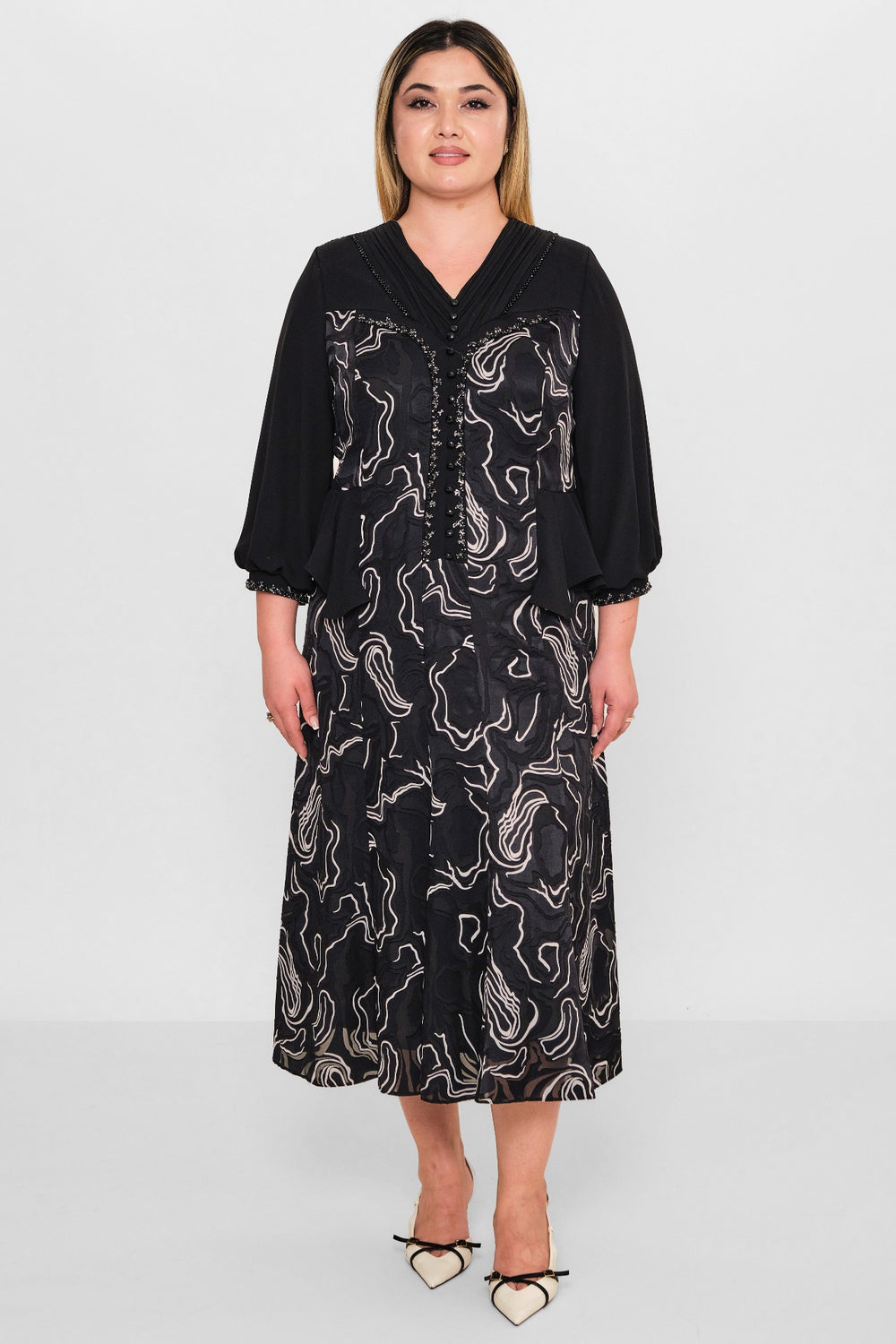 Gumanize - Plus Size Dress (GMZ2026-388-7980) - 8690200095214
