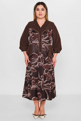 Gumanize - Plus Size Dress (GMZ2026-388-8097) - 8690200095221