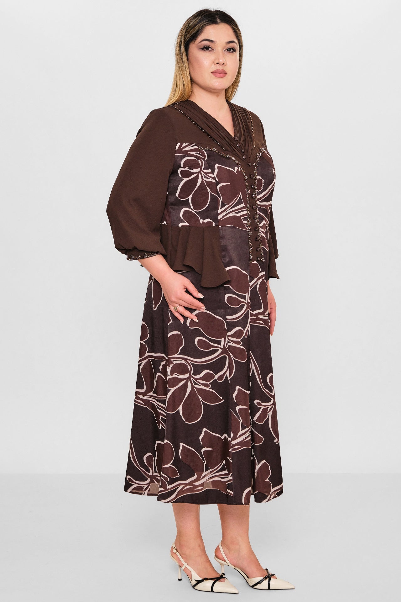 Gumanize - Plus Size Dress (GMZ2026-388-8097) - 8690200095221