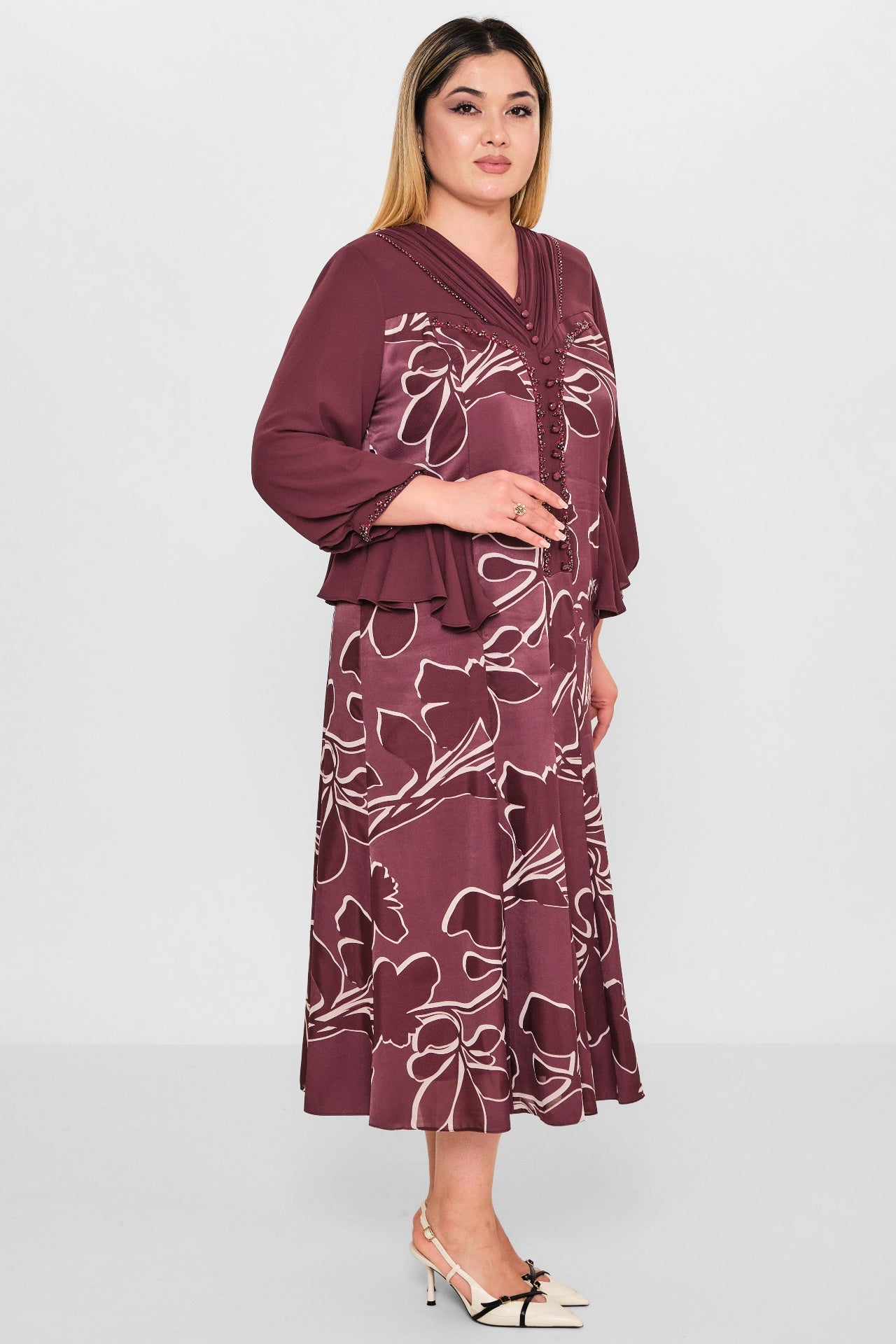 Gumanize - Plus Size Dress (GMZ2026-388-8097) - 8690200095238