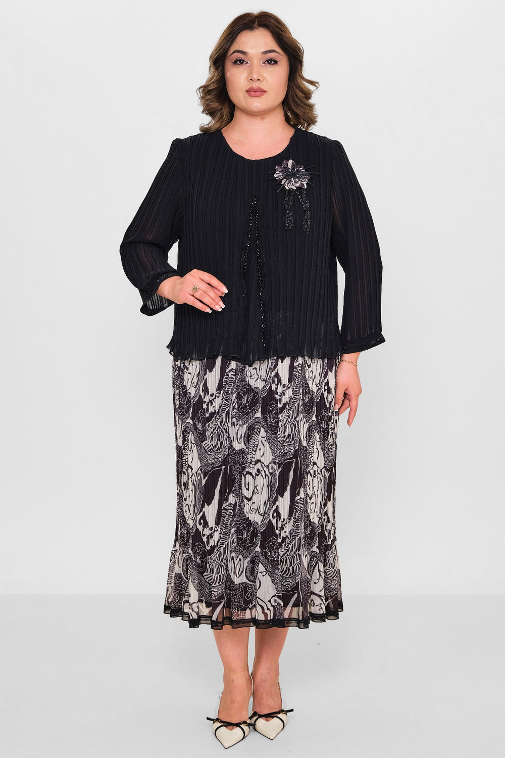 Gumanize - Plus Size Dress (GMZ2026-411-7335) - 8690200095269