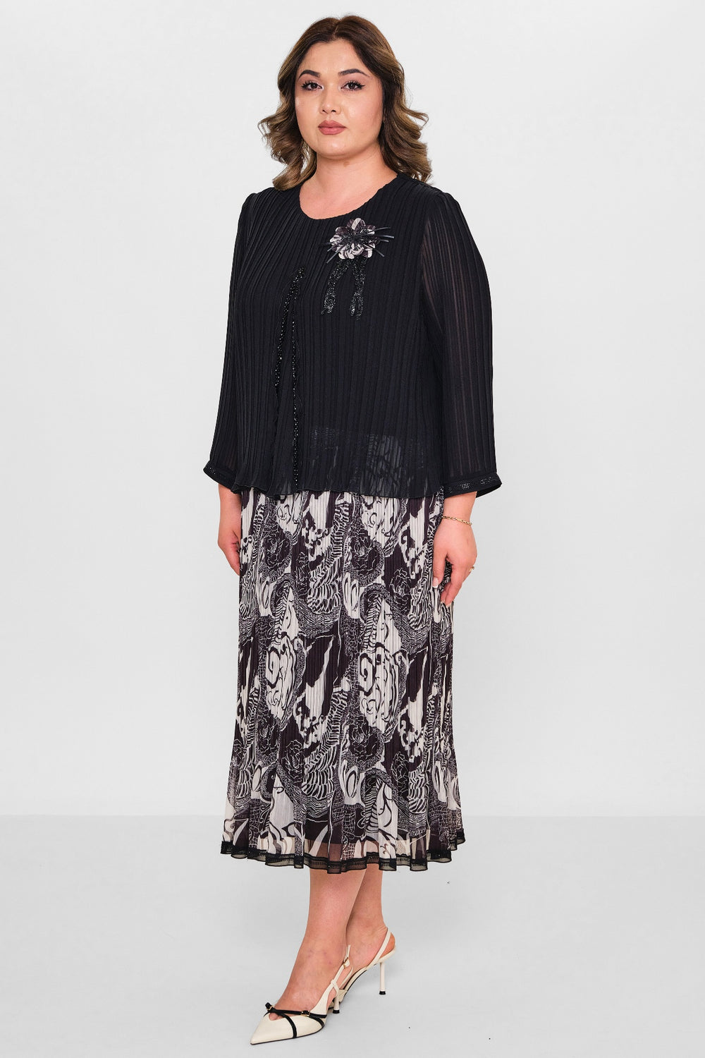 Gumanize - Plus Size Dress (GMZ2026-411-7335) - 8690200095269