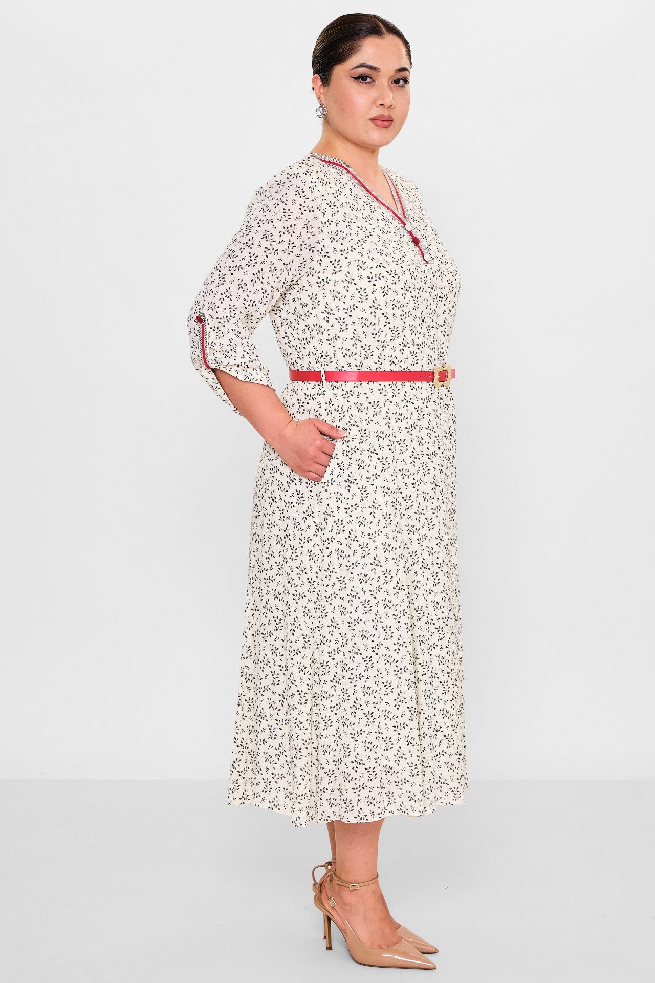 Gumanize - Plus Size Dress (GMZ2026-484-7946) - 8690200095276