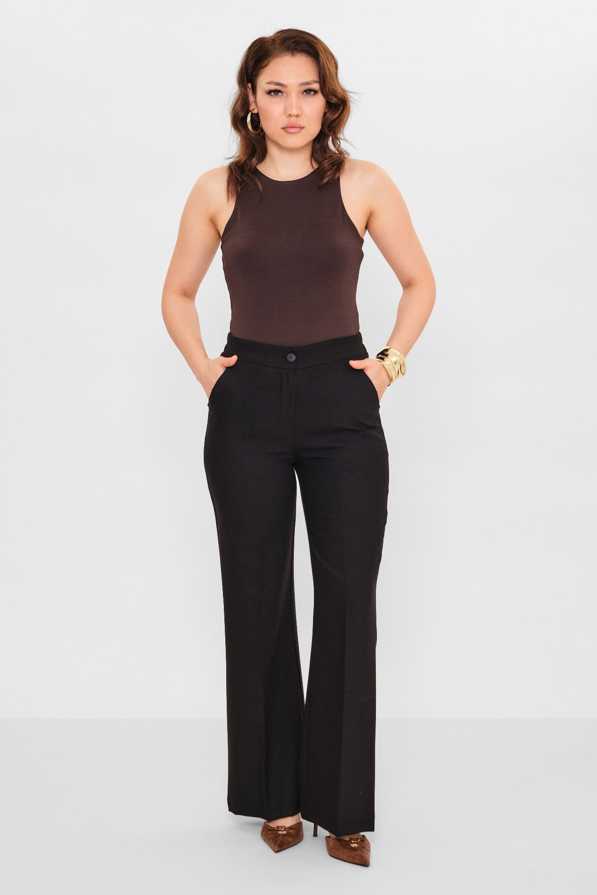Fimore - Plus Size Trousers (FMR26Y01227-60) - 8690200095429