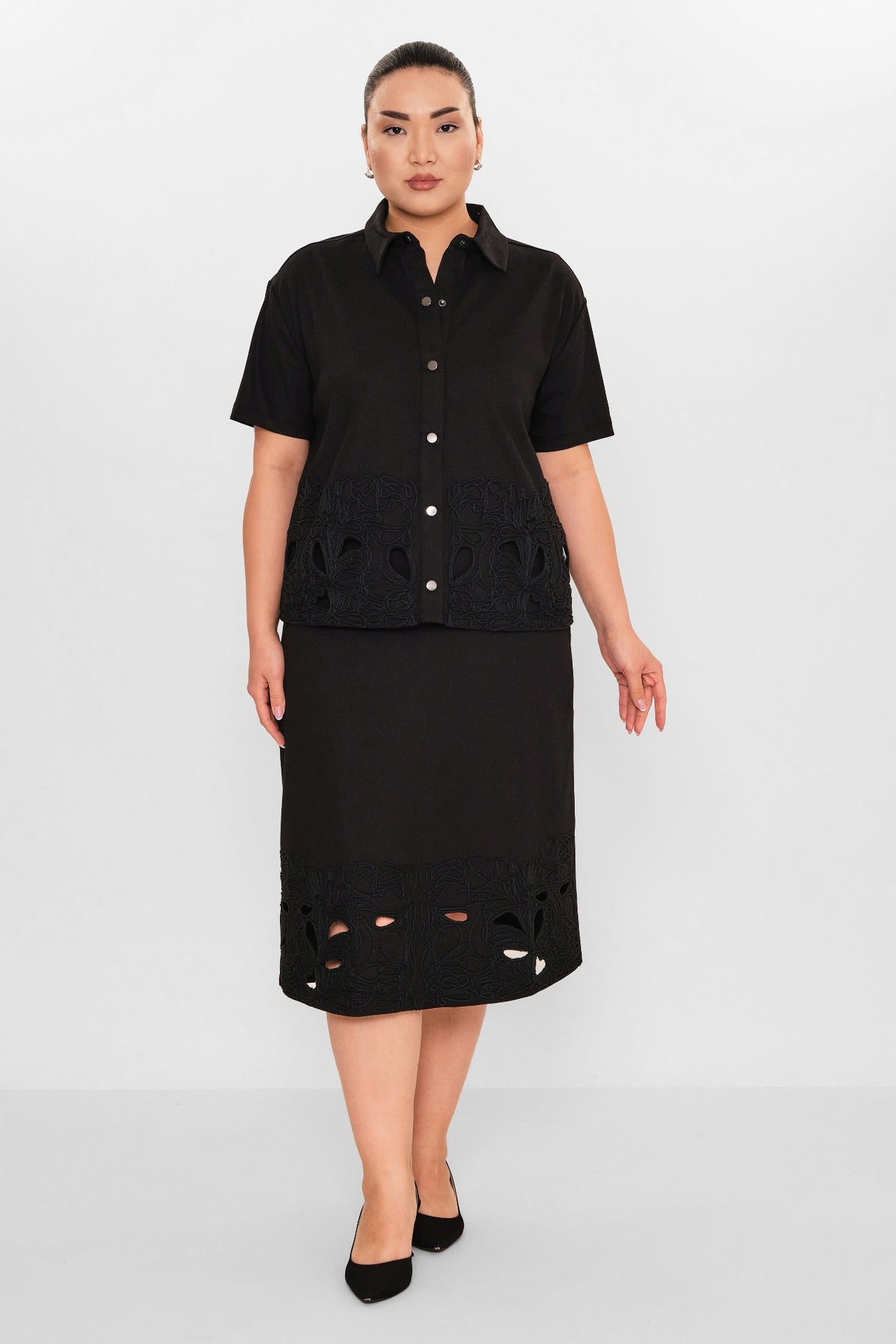Xlife - Plus Size Shirt (XLF26Y7002) - 8690200095979