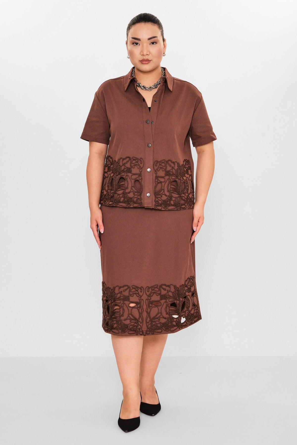 Xlife - Plus Size Shirt (XLF26Y7002) - 8690200095993