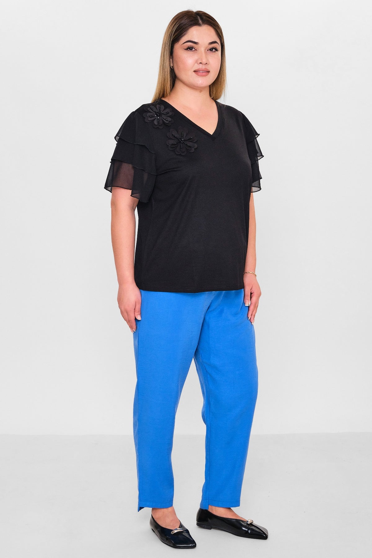 Xlife - Plus Size Blouse (XLF26Y7006) - 8690200096006