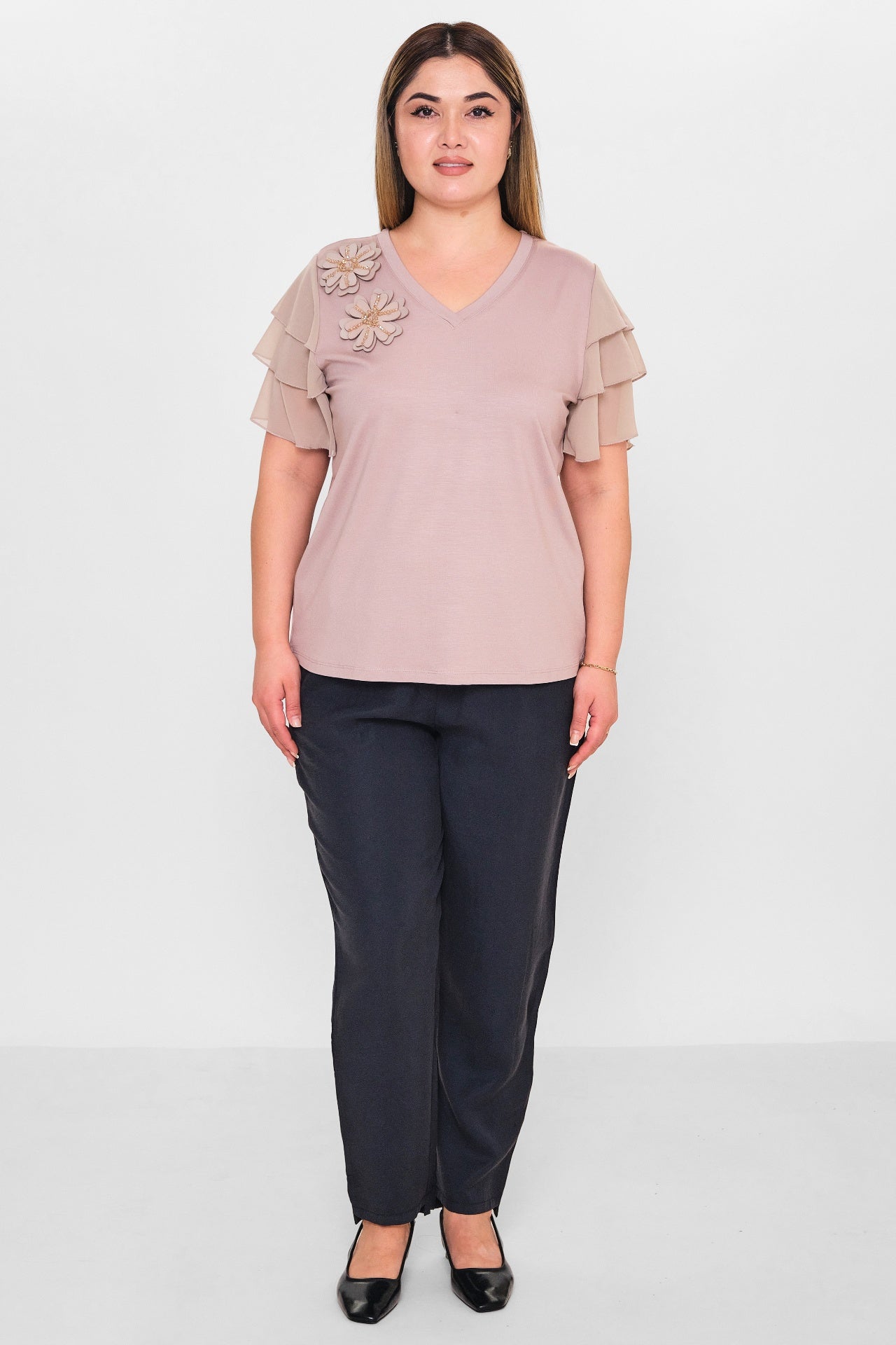 Xlife - Plus Size Blouse (XLF26Y7006) - 8690200096013
