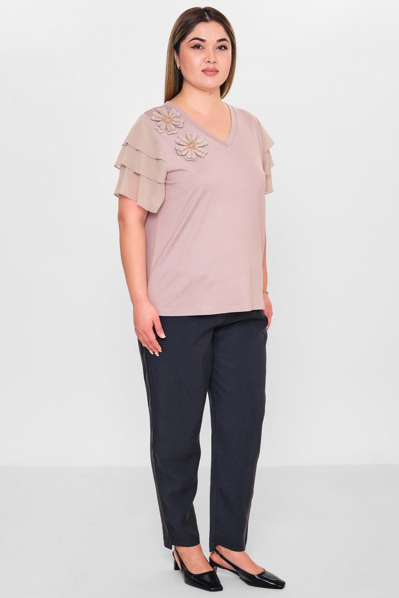 Xlife - Plus Size Blouse (XLF26Y7006) - 8690200096013