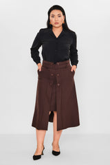 Elitline - Plus Size Skirt (ELT26Y2-33-3015) - 8690200096426