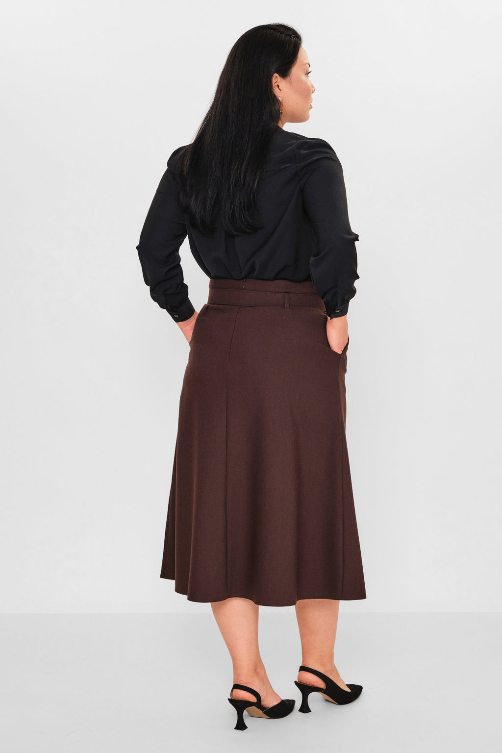 Elitline - Plus Size Skirt (ELT26Y2-33-3015) - 8690200096426