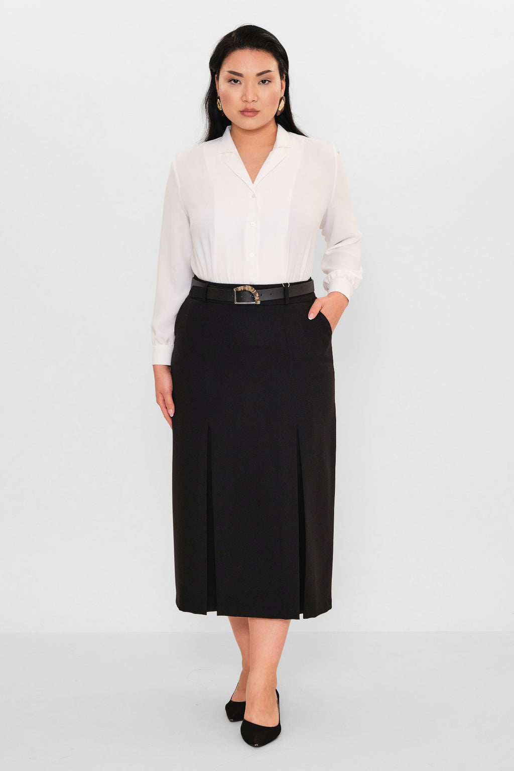 Elitline - Plus Size Skirt (ELT26Y2-33-3016) - 8690200096433