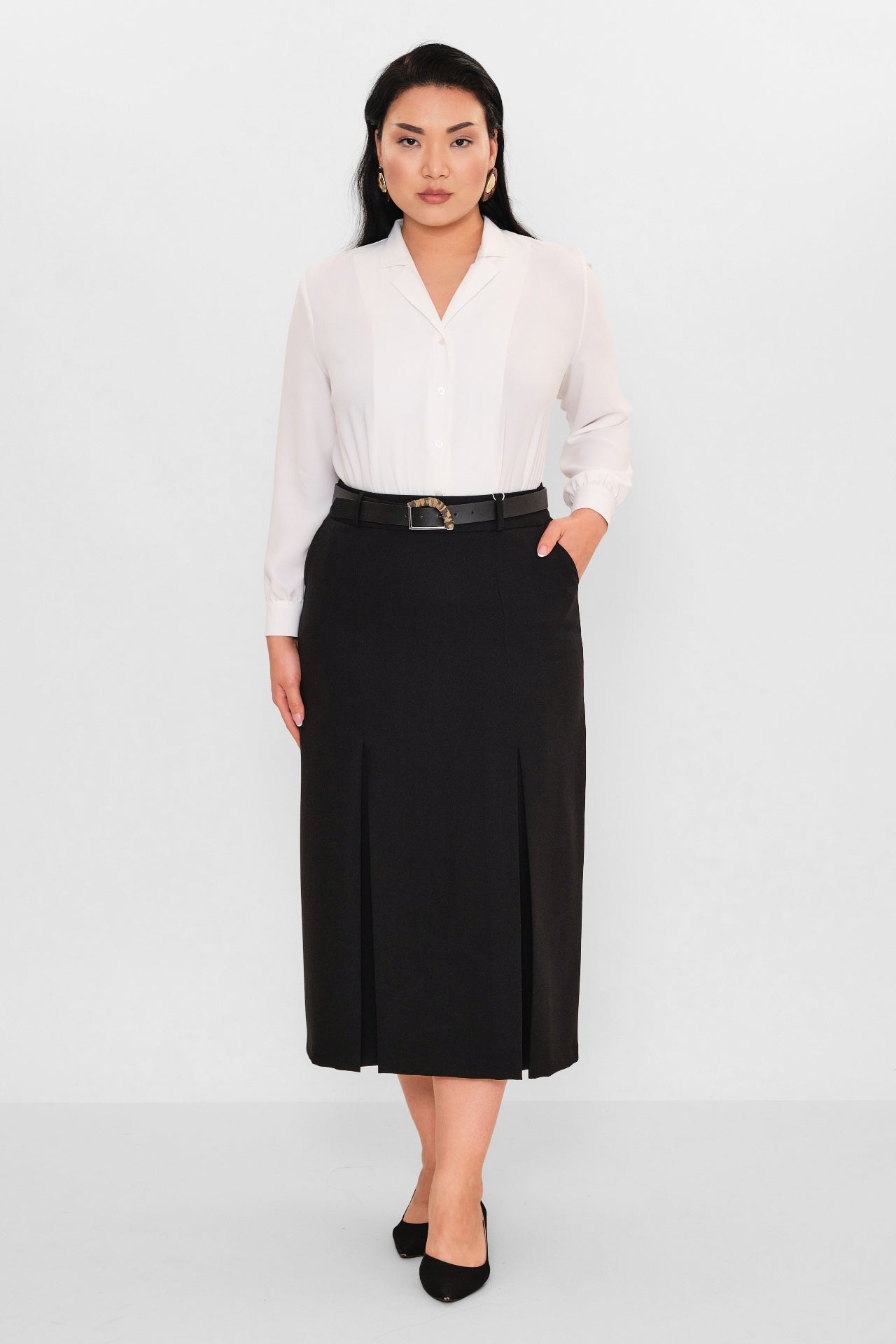 Elitline - Plus Size Skirt (ELT26Y2-33-3016) - 8690200096433
