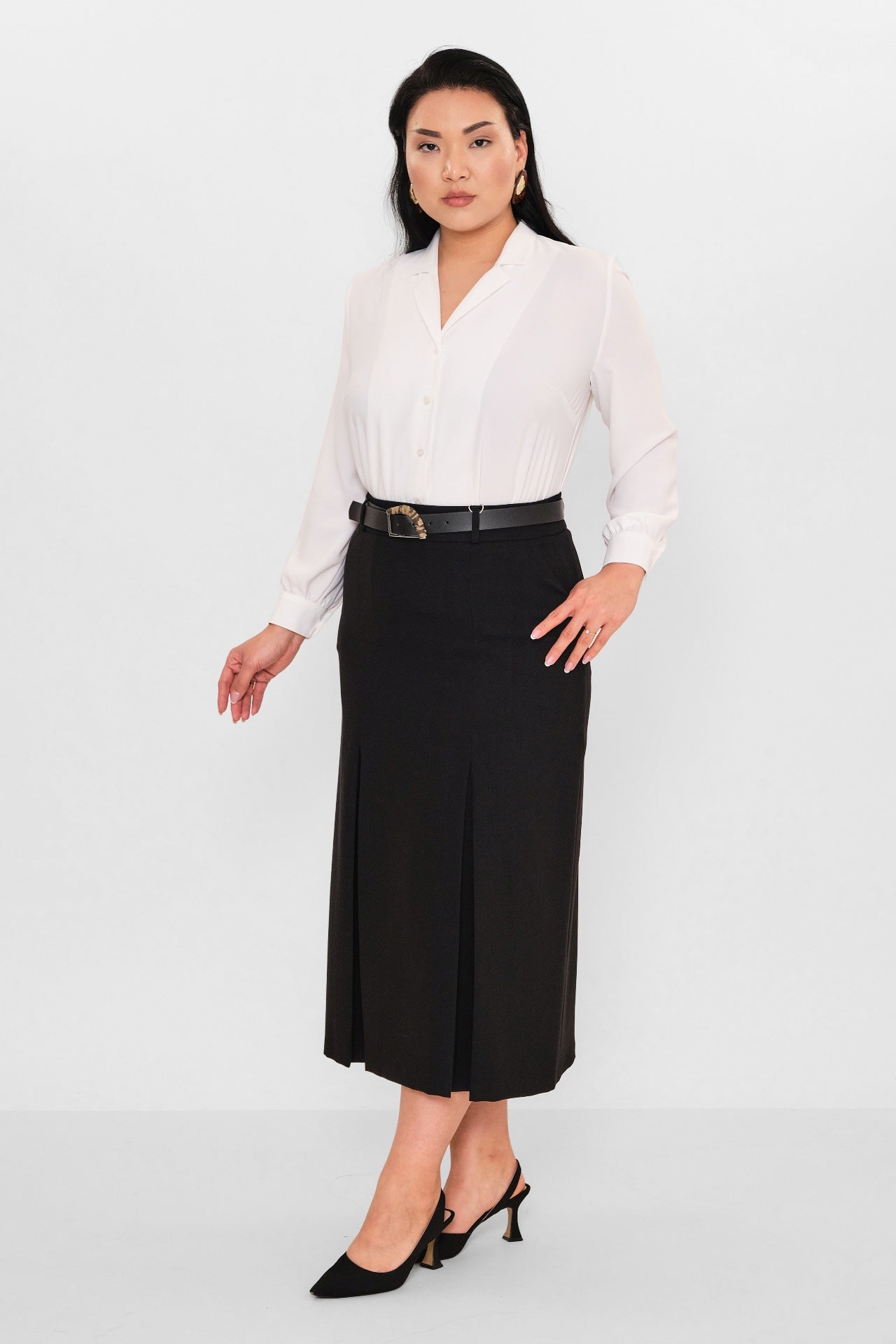Eli̇tli̇ne - Plus Size Skirt (ELT26Y2-33-3016) - 8690200096433