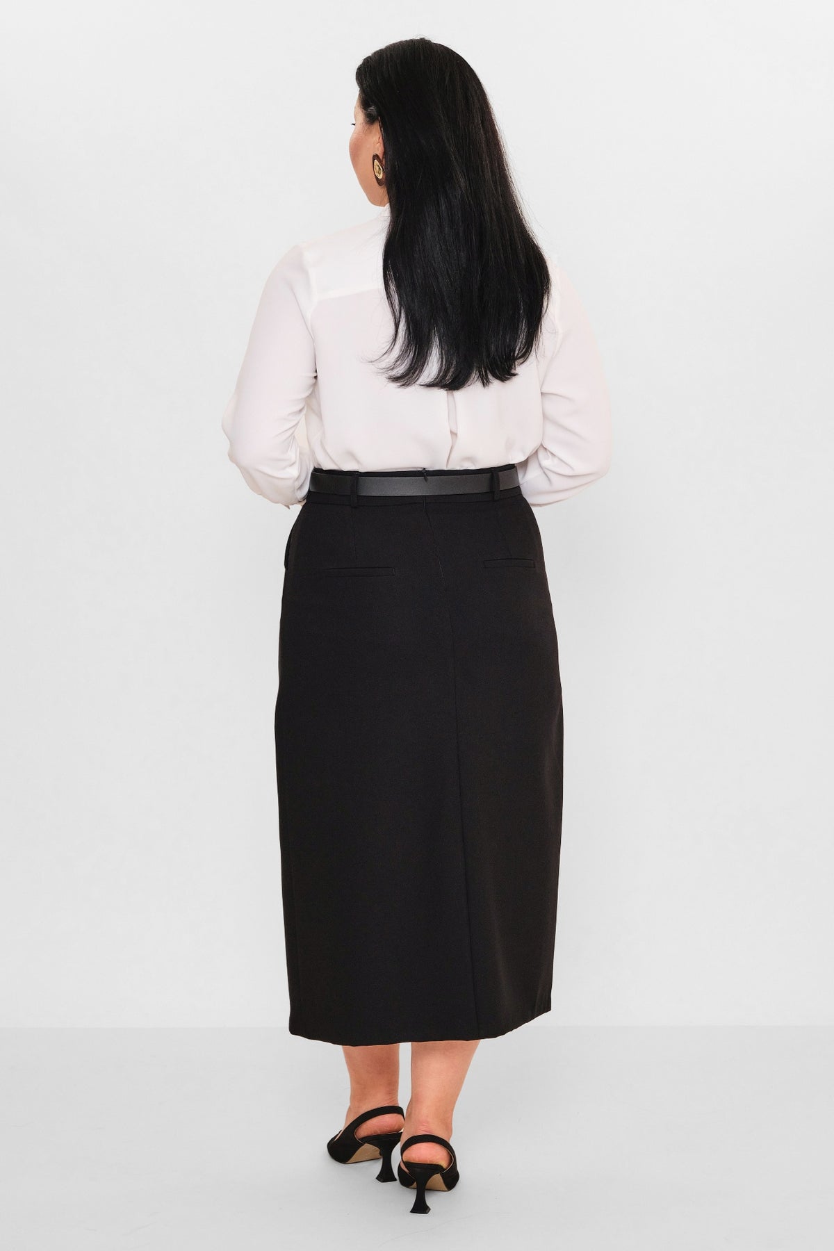 Elitline - Plus Size Skirt (ELT26Y2-33-3016) - 8690200096433