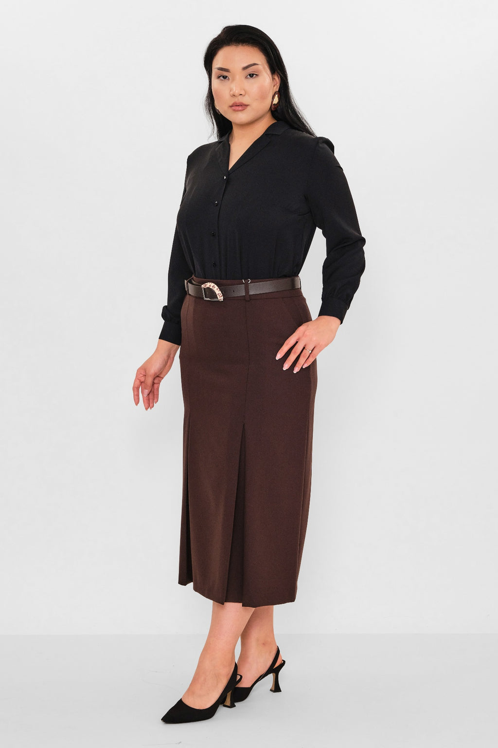 Elitline - Plus Size Skirt (ELT26Y2-33-3016) - 8690200096440