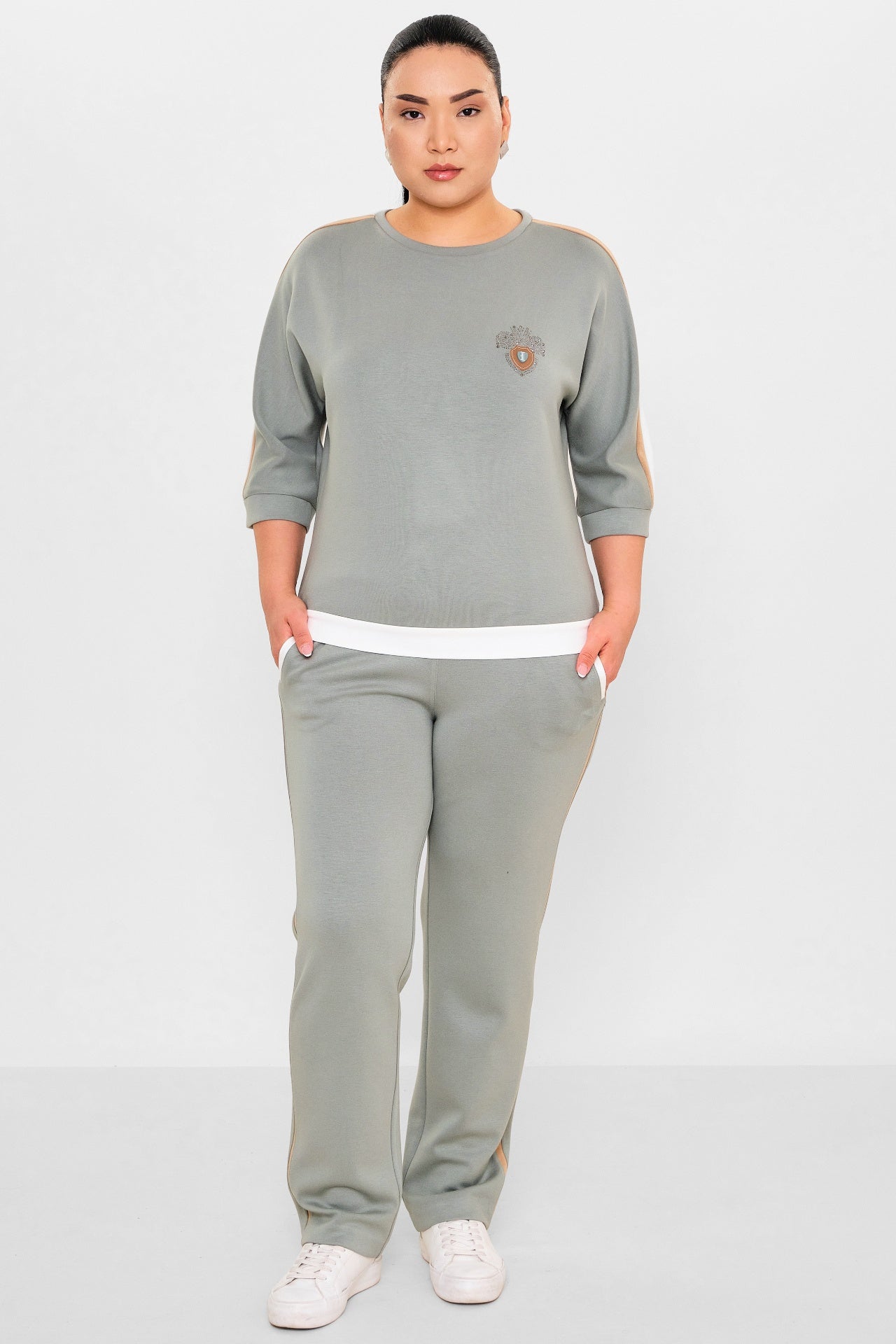 Elitline - Plus Size Suit (ELT26Y7-08-4007) - 8690200096709