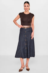 Eli̇tli̇ne - Plus Size Skirt (ELT26Y2-34-1006) - 8690200096983