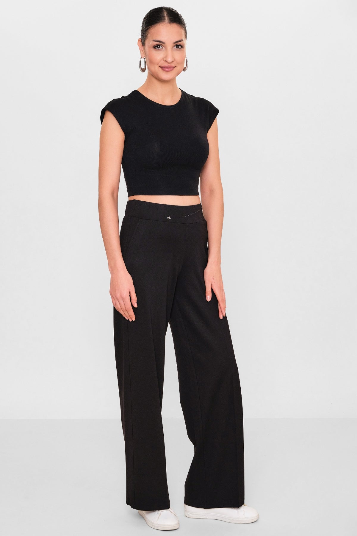 Elitline - Plus Size Trousers (ELT26Y1-24-1034) - 8690200097041