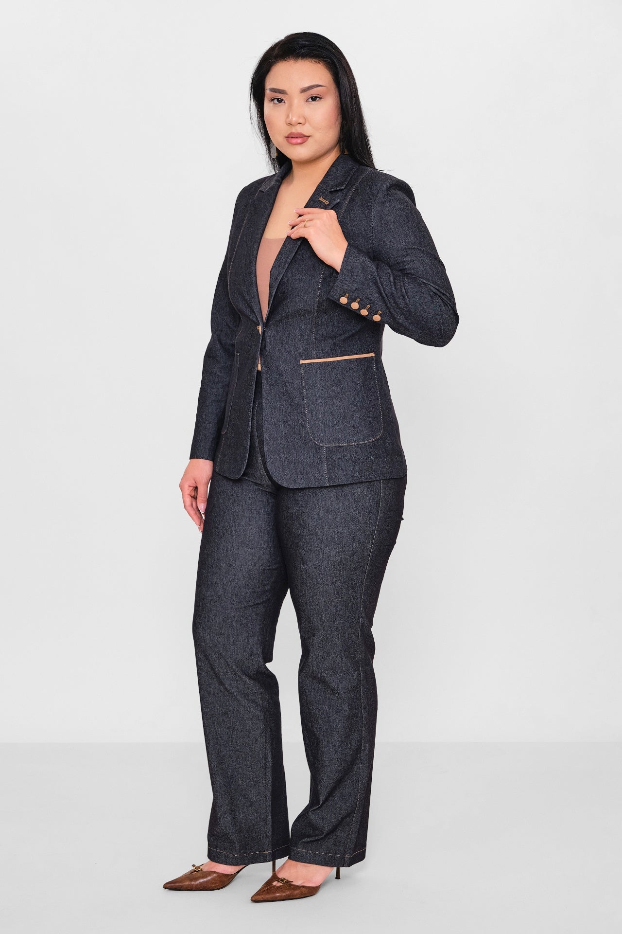 Eli̇tli̇ne - Plus Size Suit (ELT26Y7-34-4040) - 8690200097089