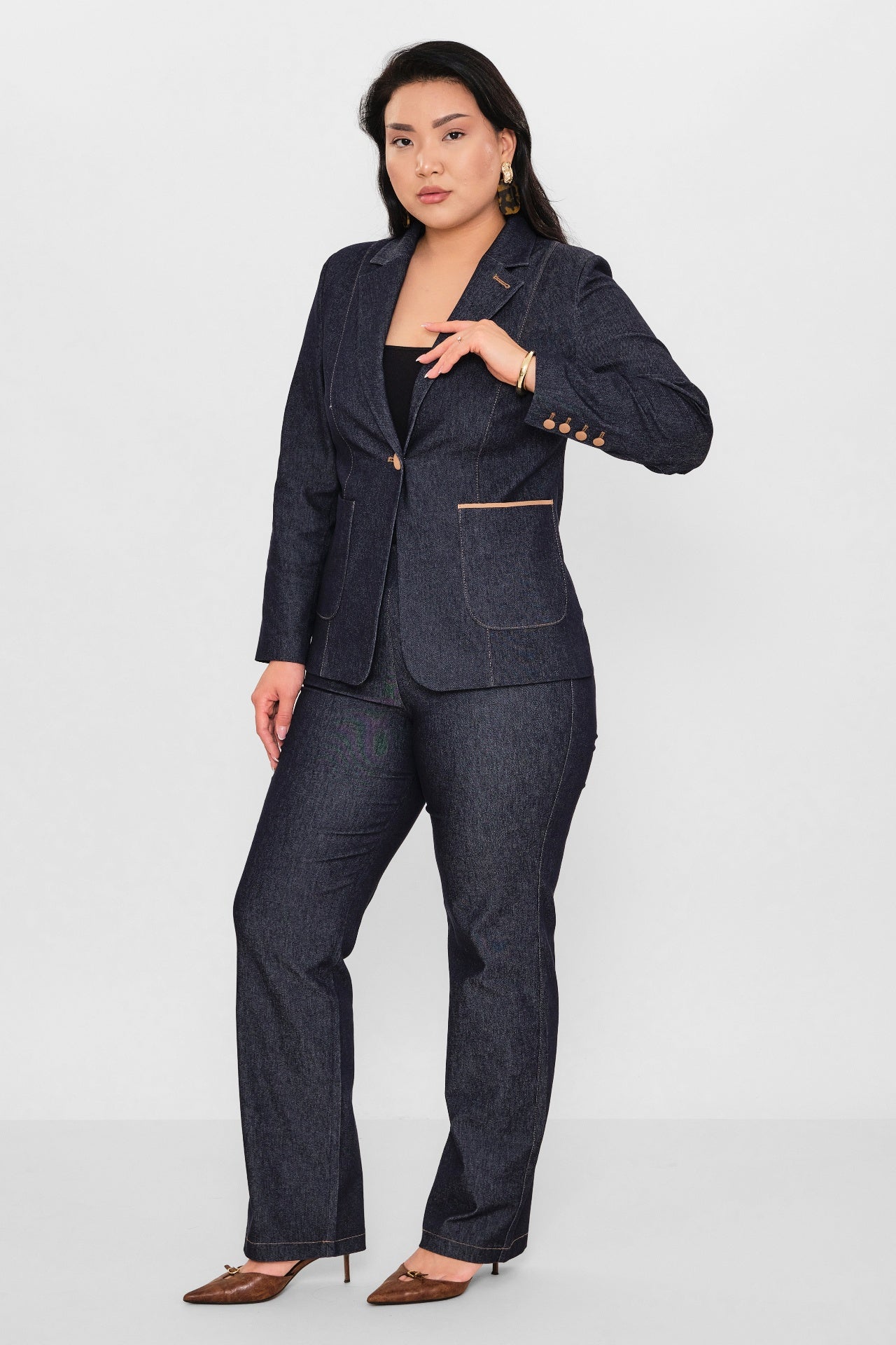 Eli̇tli̇ne - Plus Size Suit (ELT26Y7-34-4040) - 8690200097096