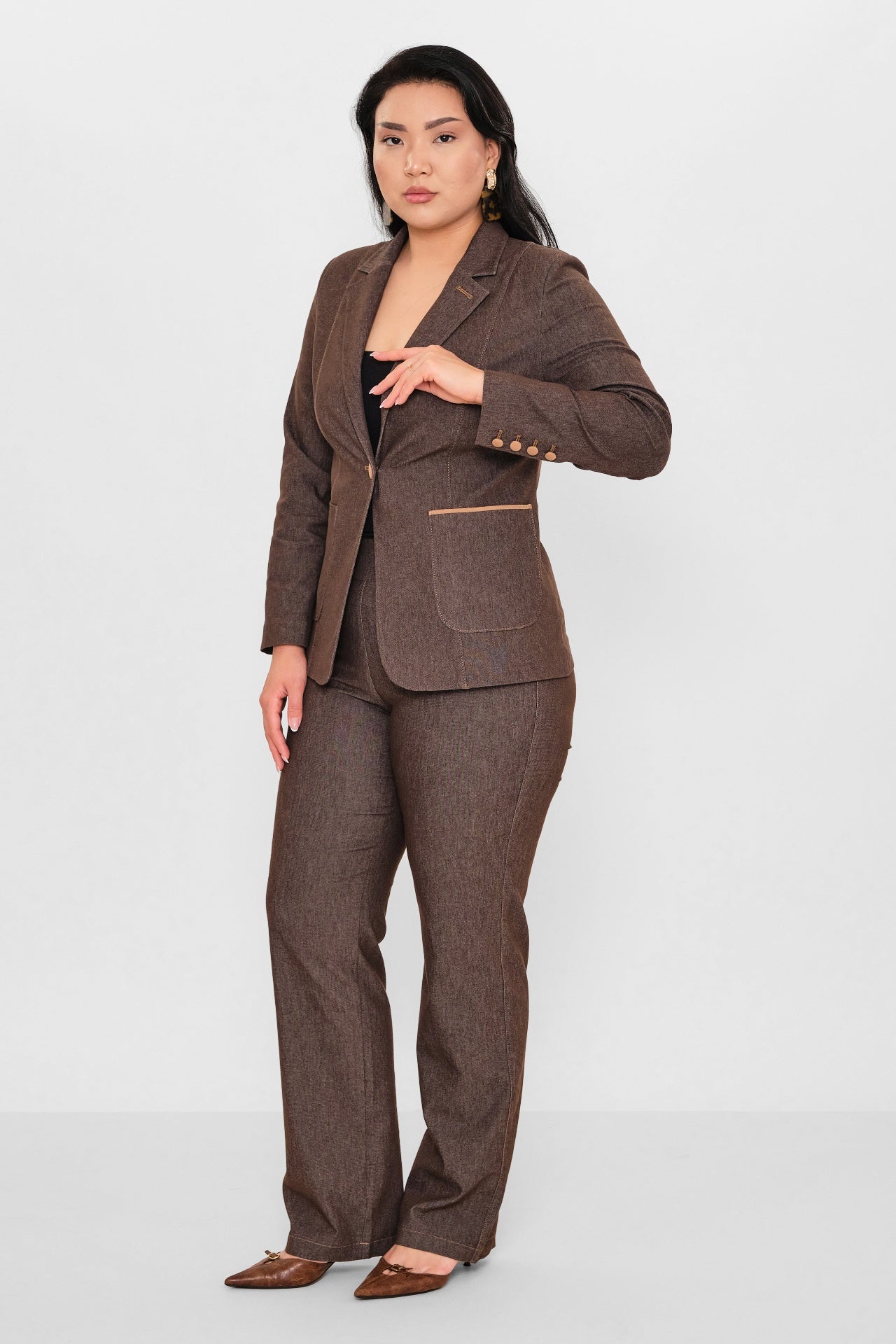 Eli̇tli̇ne - Plus Size Suit (ELT26Y7-34-4040) - 8690200097102