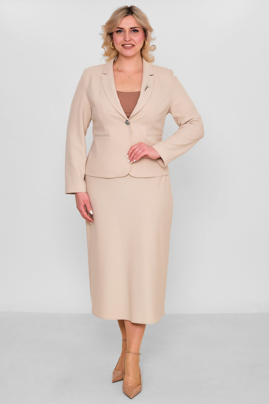 Elitline - Plus Size Suit (ELT26Y4-33-3005) - 8690200097157