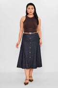 Elitline - Plus Size Skirt (ELT26Y2-34-4010) - 8690200097256